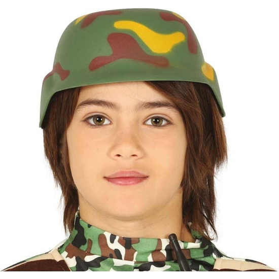 Casco Militar Camuflaje Infantil