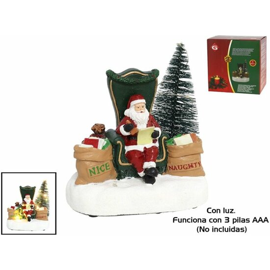 Comprar Santa Claus En Sillon 20led 16x14x9cm
