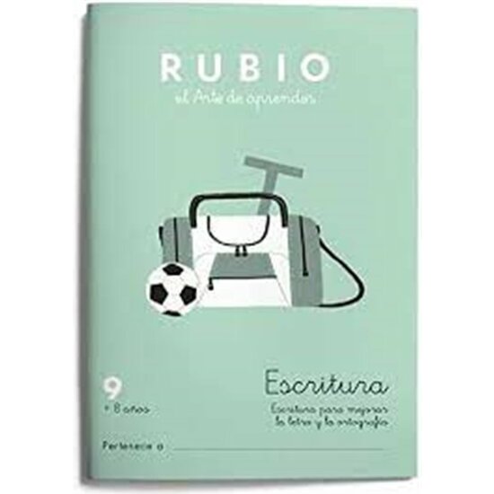 Comprar Cuaderno Escritura Rubio 9