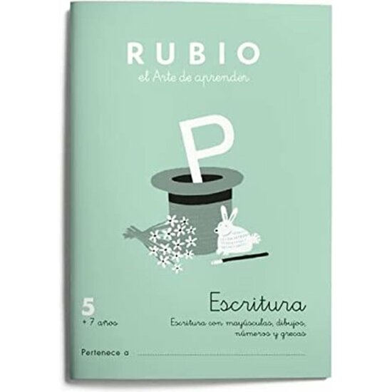 CUADERNO ESCRITURA RUBIO Nº 5