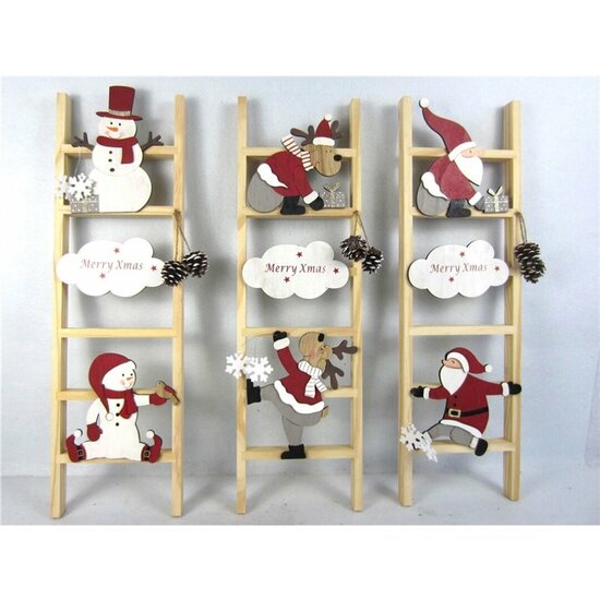 Comprar Figura Navidad En Escalera 60x18x2,5cm 3