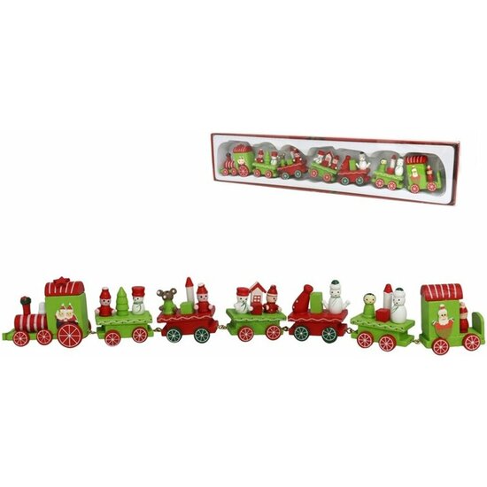 Tren De Navidad Decorativo 41cm