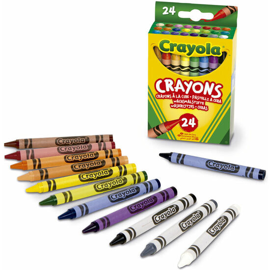 Blister 24 Ceras Crayola