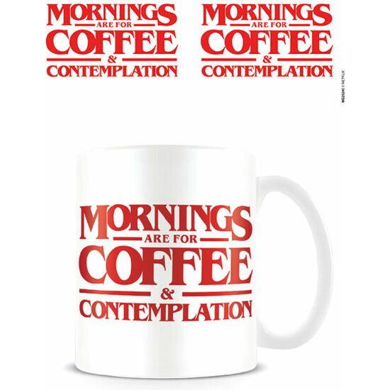 Comprar Taza Mornings Are For Coffee Stranger Things