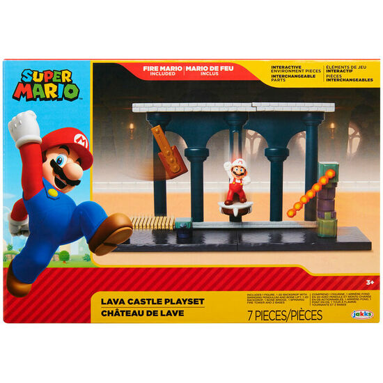 Comprar Playset Castillo De Lava Super Mario Nintendo