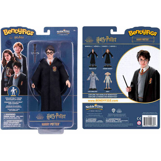 Comprar Figura Maleable Bendyfigs Harry Con Varita Harry Potter 19cm