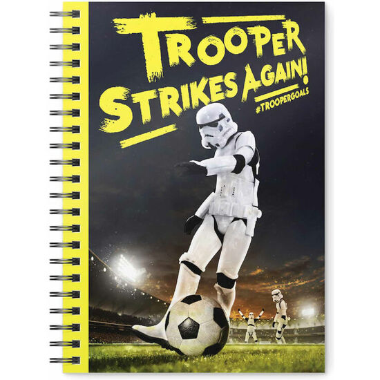 Comprar Cuaderno A5 Trooper Strikes Again Original Stormtrooper