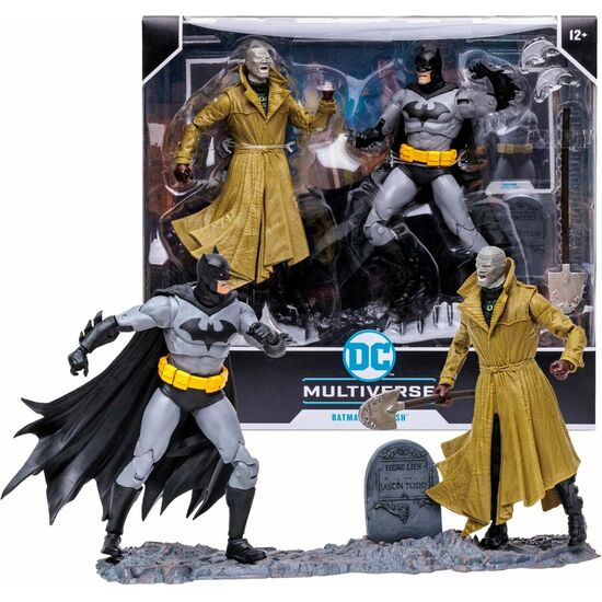 Comprar Blister 2 Figuras Batman Vs Hus Muliverse Dc Comics 17cm