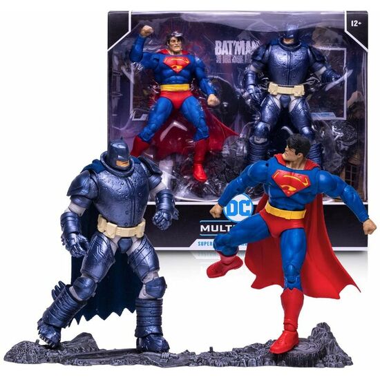 Comprar Figuras Superman + Armored Batman Multiverse Dc Comics 18cm