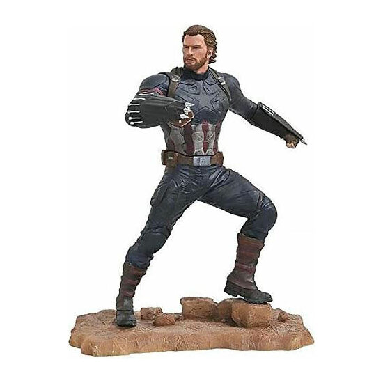Estatua Capitan America Vengadores Avengers 3 Marvel 23cm