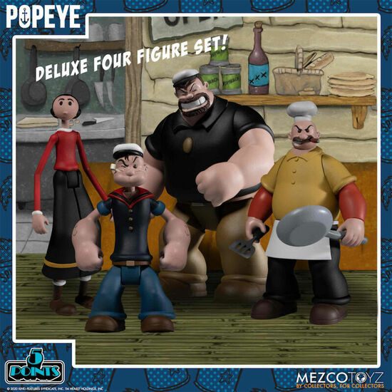 Comprar Set 4 Figuras Popeye 10cm