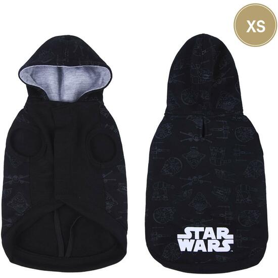 Comprar Sudadera Para Perro Xs Cotton Brushed Star Wars Darth Vader Black