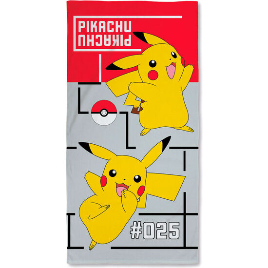 Comprar Toalla Pikachu Pokemon Algodon