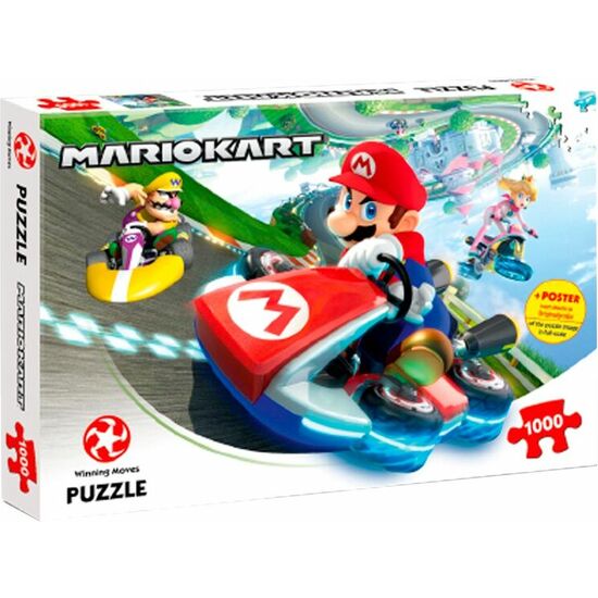 Comprar Puzzle Mario Kart Nintendo 1000pzs