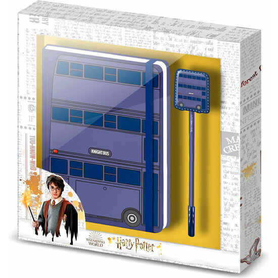 Comprar Set Diario + Boligrafo Knight Bus Harry Potter