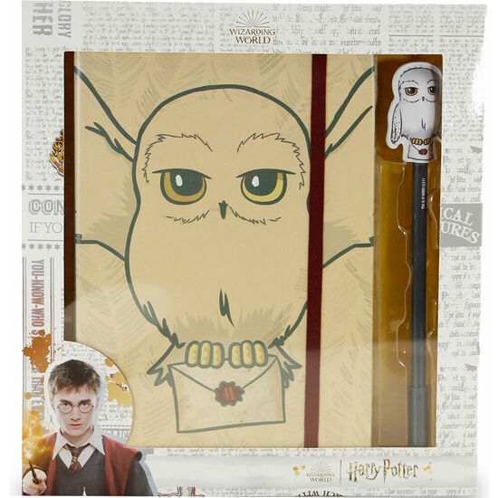 Comprar Set Diario + Boligrafo Hedwig Harry Potter