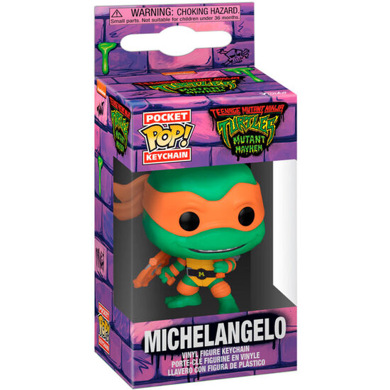 Comprar Llavero Pocket Pop Tortugas Ninja Michelangelo