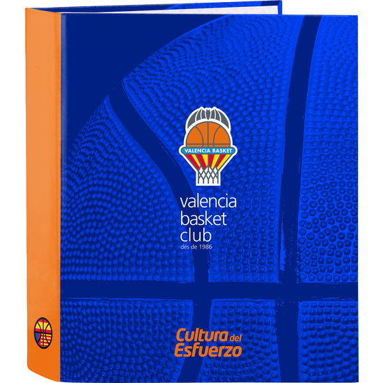 Comprar Carpeta F. 4 Anillas Lomo Ancho Valencia Basket