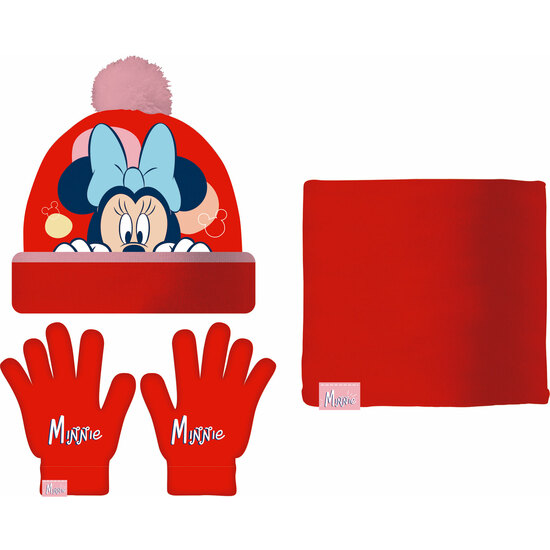 Comprar Set Gorro/buff/guantes Bebé 44/46 Minnie Mouse Lucky