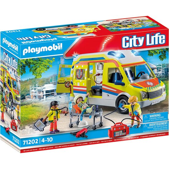 Ambulancia C/luz Y Sonido Playmobil
