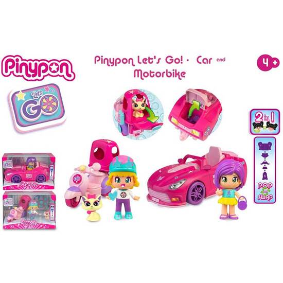 Comprar Coche/moto Pinypon Lets Go