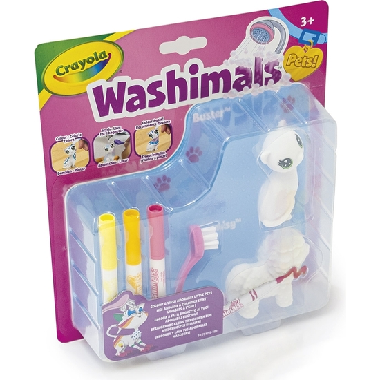 Washimals Pets Mini Set Gatito Y Perrito Decorable Crayola