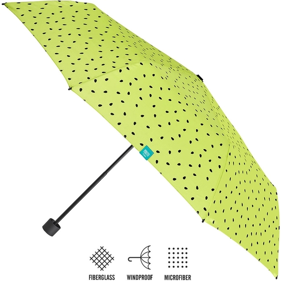 Paraguas Plegable Premium Semillas Flúor - 3 Colores