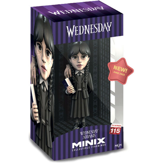 Figura Minix Miercoles Y Cosa Wednesday 12cm