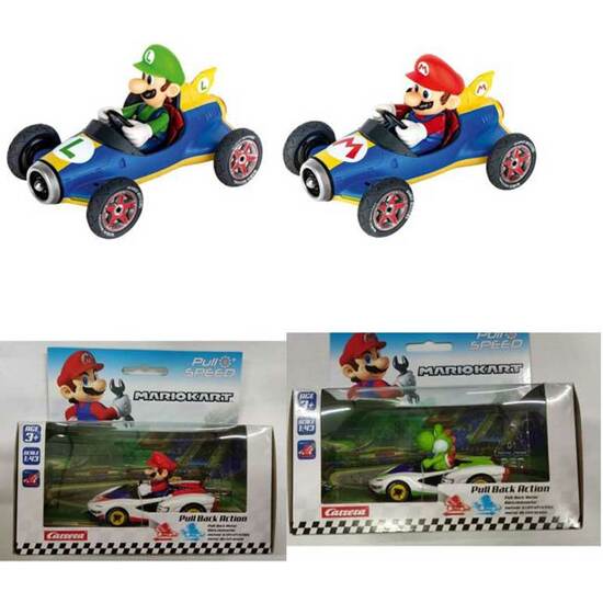 Coche Pull & Speed Mario Kart 1:43