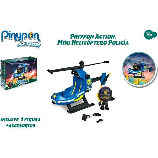 Mini Helicoptero Policia Pinypon Ac