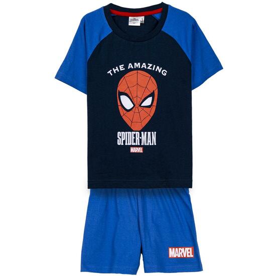 Comprar Pijama Corto Single Jersey Spiderman Blue