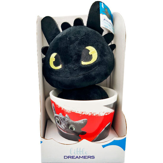 Comprar Taza + Peluche Toothless Como Entrenar A Tu Dragon 18cm