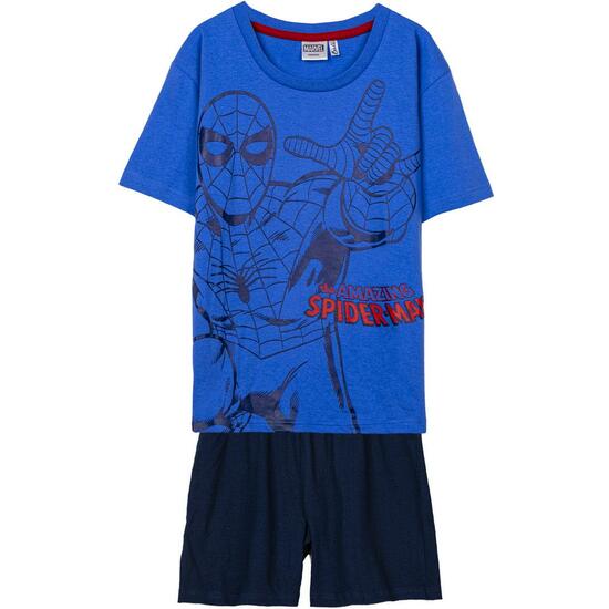 Comprar Pijama Corto Single Jersey Spiderman Blue
