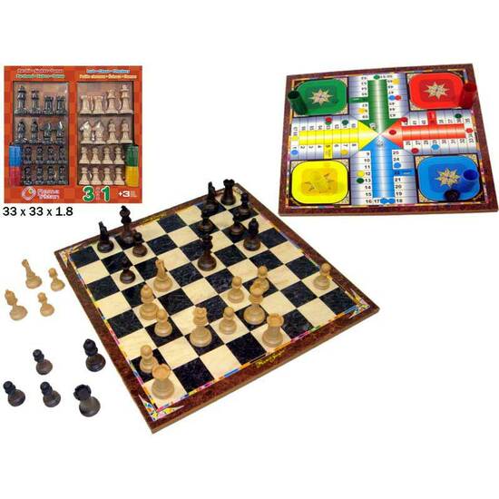Comprar Parchis-ajedrez-damas C/accesorios