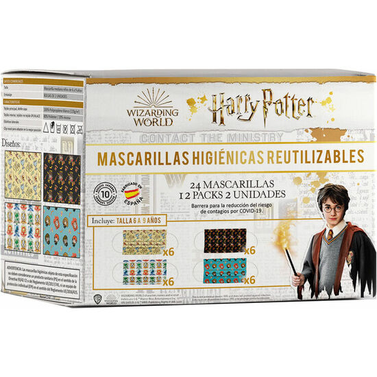 Comprar Mascarilla Reutilizable Harry Potter 6/9 Años Surtido