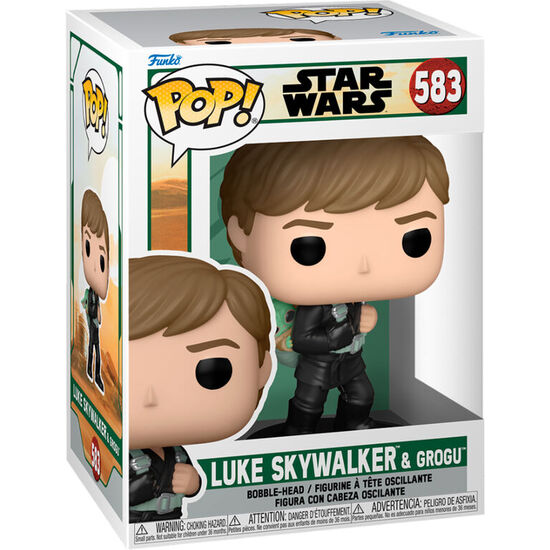 Figura Pop Star Wars El Libro De Boba Fett 2 Luke Skywalker & Grogu