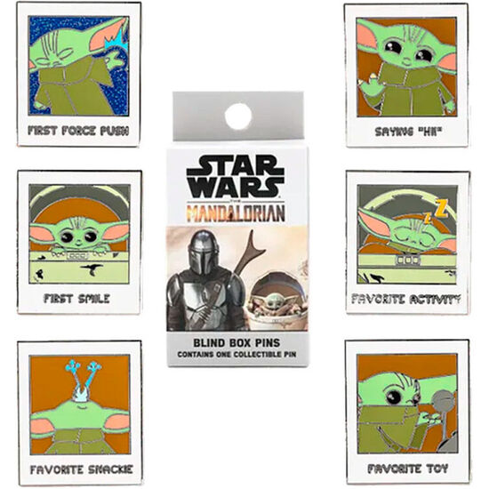 Comprar Expositor 12 Blind Box Enamel Pin Yoda The Child The Mandalorian Star Wars Loungefly Surtido