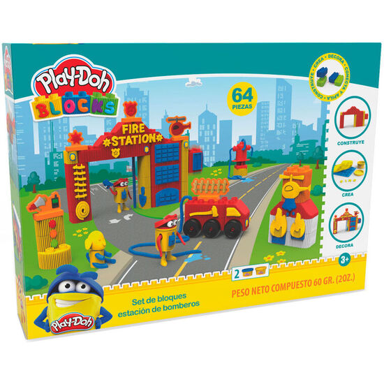 Comprar Set De Bloques Estacion De Bomberos Play-doh