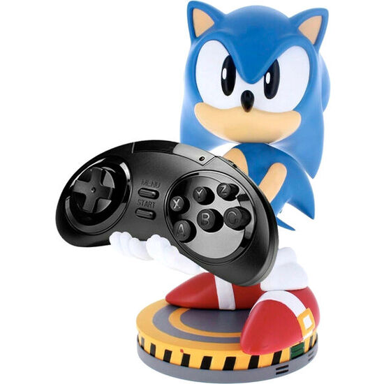 Cable Guy Soporte Sujecion Figura Sonic - Sonic 21cm