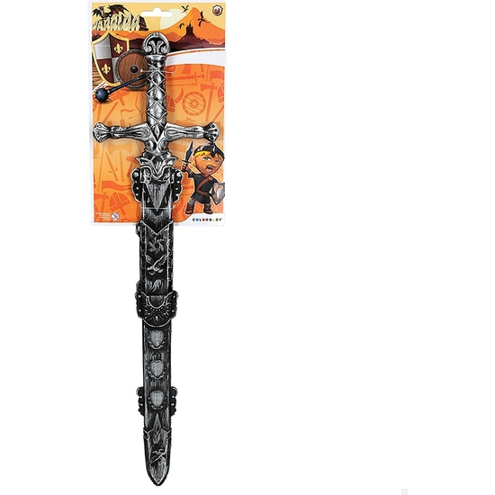 Espada Guerrero Medieval Con Funda 55 Cm