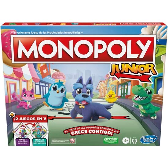 Juego Monopoly Junior 2 En 1