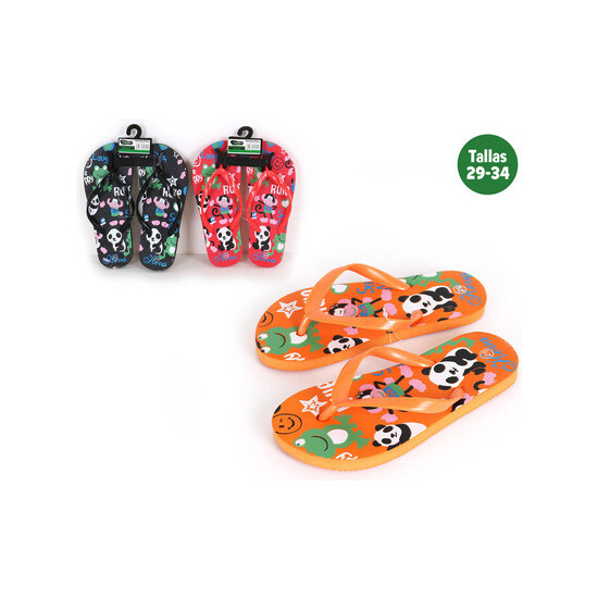 Comprar Zapatillas Playa Niños Panda Naranja Talla 34