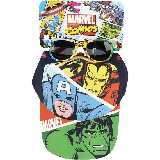 Comprar Gorra Set Gafas De Sol Avengers Blue