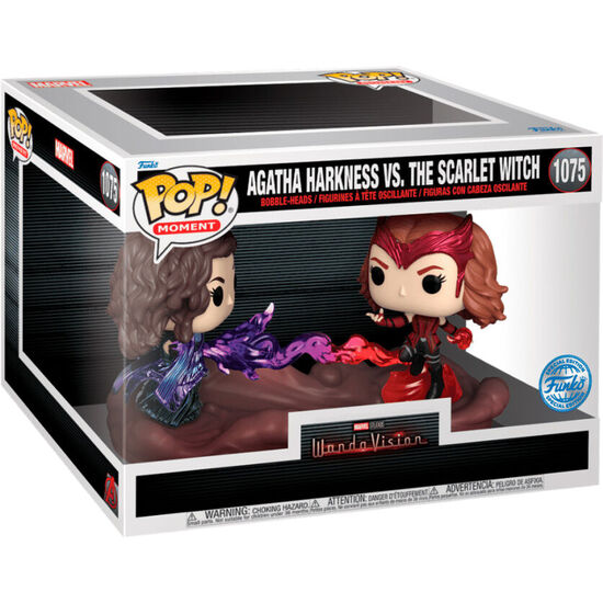 Comprar Figura Pop Moment Marvel Wandavision Agatha Harkness Vs The Scarlet Witch Exclusive