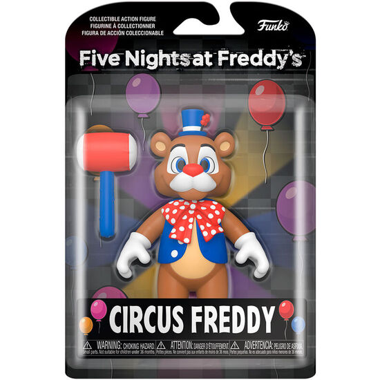 Figura Action Five Nights At Freddys Circus Freddy 12,5cm