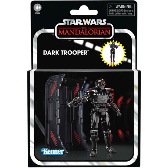 Figura Vin Dark Trooper The Mandalorian Star Wars 9,5cm