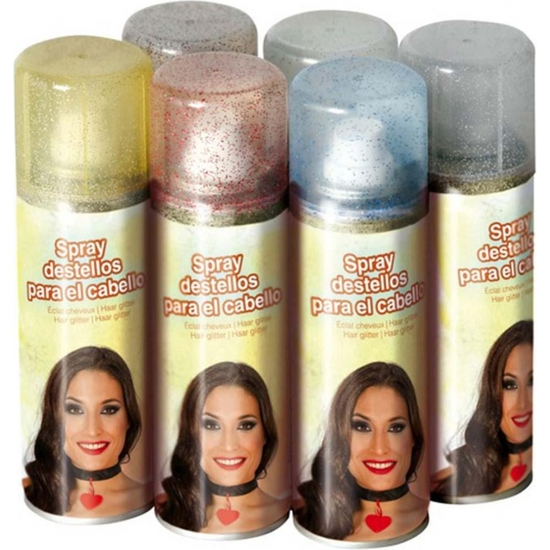 Spray Glitter Multicolor 125 Ml Pelo