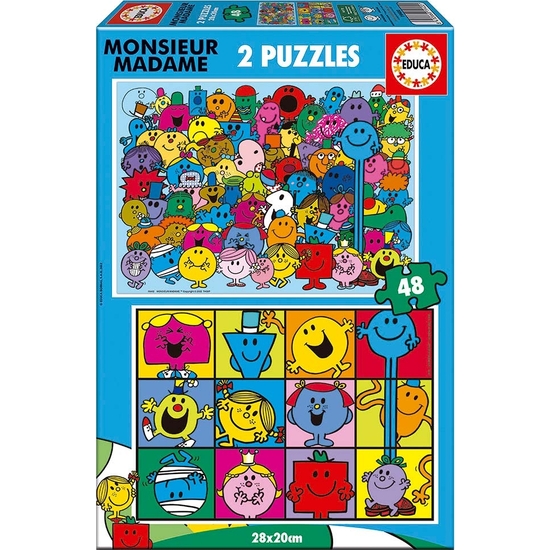 Comprar Monsieur Madame Puzzle Doble 2x48 Piezas