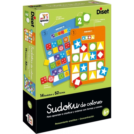 Sudoku Colors Educativo Diset +3 Años