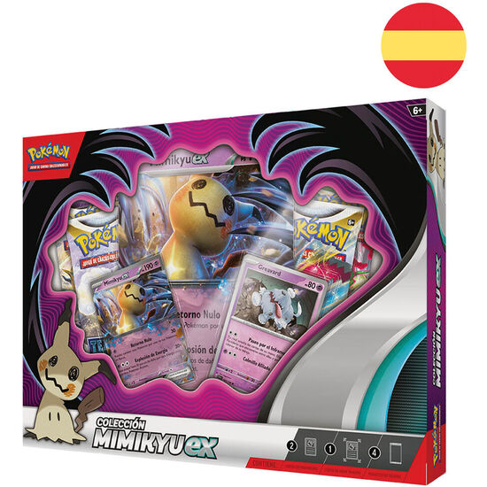 Blister Juego Cartas Coleccionables Mimikyu Ex Pokemon Español